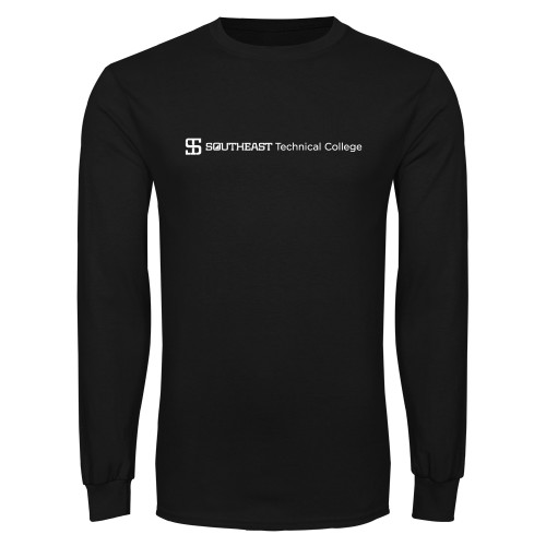 Black Long Sleeve T Shirt-Horizontal Version