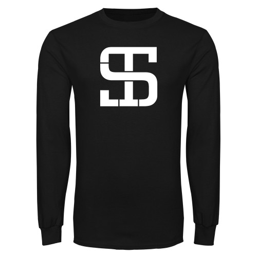 Black Long Sleeve T Shirt-Monogram