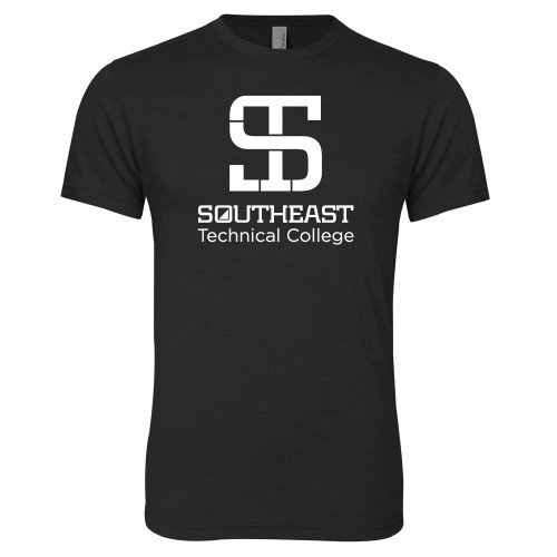 Next Level Black Triblend Tee-Technical College
