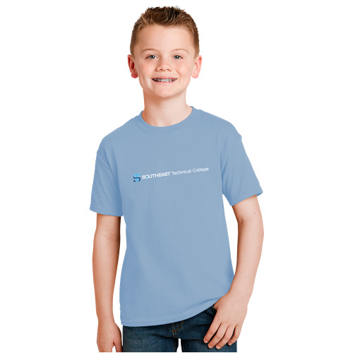 Youth Light Blue T Shirt-Horizontal Version
