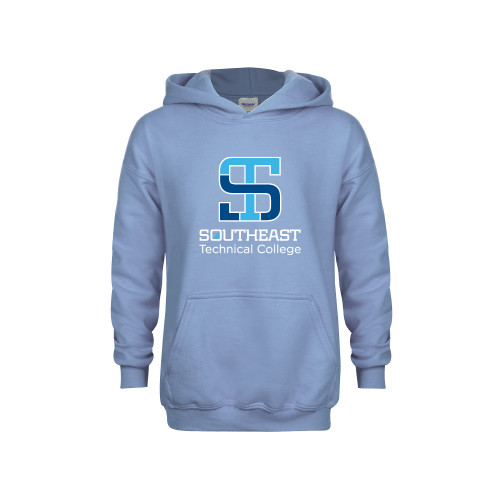 Youth Light Blue Fleece Hoodie-Technical College