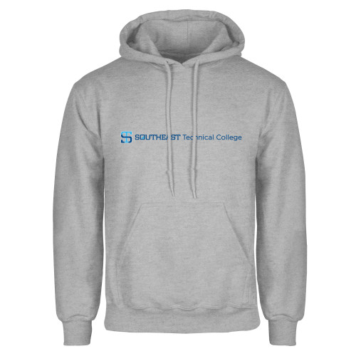 Grey Fleece Hoodie-Horizontal Version