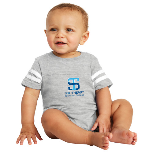 Vintage Heather Jersey Onesie-Stacked