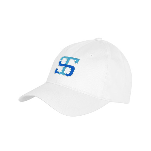 Youth White Pro Style Hat-Monogram