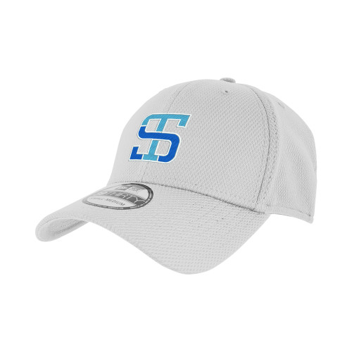 New Era White Diamond Era 39Thirty Stretch Fit Hat-Monogram