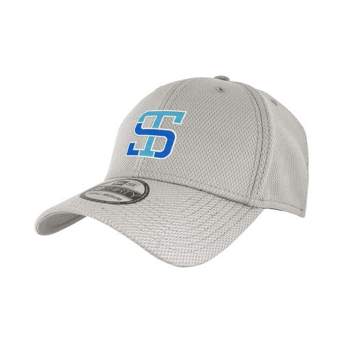 New Era Light Grey Diamond Era 39Thirty Stretch Fit Hat-Monogram