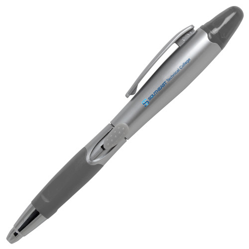 Silver/Silver Blossom Pen/Highlighter-Horizontal Version
