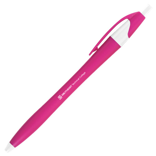 Dart Fuchsia/White Pen-Horizontal Version