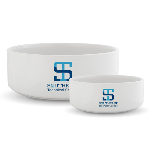 Ceramic Dog Bowl-Stacked