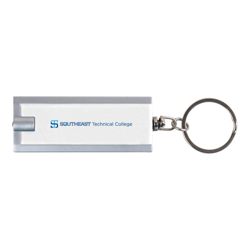 Turbo White Flashlight Key Holder-Horizontal Version
