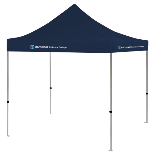 9 ft x 9 ft Navy Tent-Horizontal Version