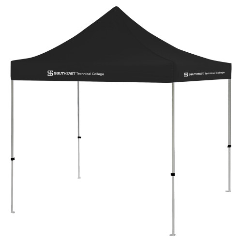 9 ft x 9 ft Black Tent-Horizontal Version