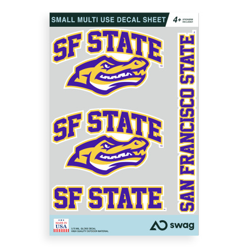  Small Multi Use Decal Sheet - SF State Small Sticker Sheet