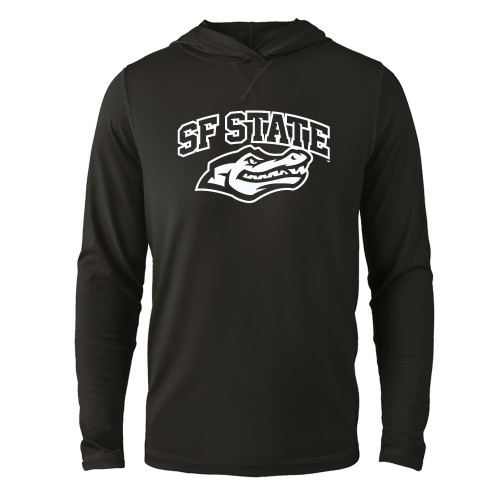San Francisco State Black Long Sleeve Hooded Tee