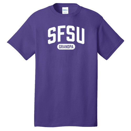  Extended Purple T Shirt - SF State Grandpa
