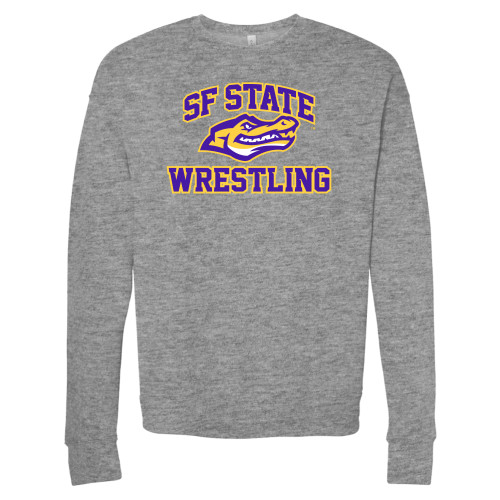 Main Image for  Bella + Canvas Heather Grey Fleece Crew