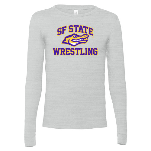 Main Image for  Bella + Canvas Ash Grey Jersey Cotton Long Sleeve T Shirt