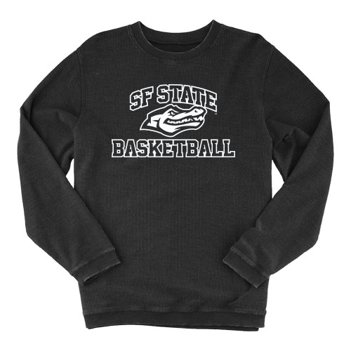  Boxercraft Womens Black Corded Crew - SF State Basketball