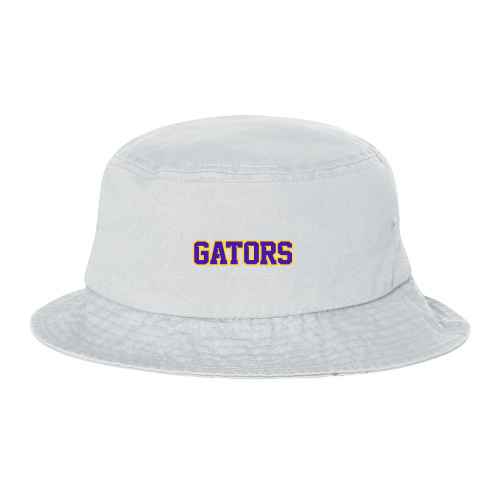  Sportsman White Bucket Hat - Gators Wordmark