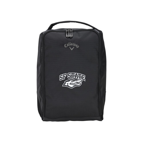  Callaway Clubhouse Black Golf Shoe Bag - SF State with Gator Head