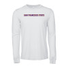 Thumbnail image for  Bella + Canvas White Jersey Cotton Long Sleeve T Shirt