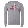 Thumbnail image for  Bella + Canvas Heather Grey Fleece Hood