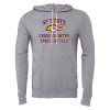 Thumbnail image for  Bella + Canvas Heather Grey Fleece Hood