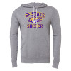 Thumbnail image for  Bella + Canvas Heather Grey Fleece Hood