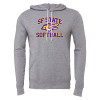 Thumbnail image for  Bella + Canvas Heather Grey Fleece Hood