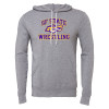 Thumbnail image for  Bella + Canvas Heather Grey Fleece Hood