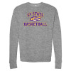 Thumbnail image for  Bella + Canvas Heather Grey Fleece Crew