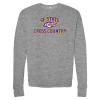 Thumbnail image for  Bella + Canvas Heather Grey Fleece Crew