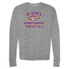 Thumbnail image for  Bella + Canvas Heather Grey Fleece Crew
