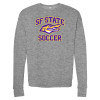 Thumbnail image for  Bella + Canvas Heather Grey Fleece Crew
