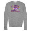 Thumbnail image for  Bella + Canvas Heather Grey Fleece Crew