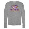 Thumbnail image for  Bella + Canvas Heather Grey Fleece Crew