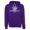 Thumbnail image for  Bella + Canvas Purple Fleece Hood
