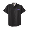 Thumbnail image for  Black Twill Button Down Short Sleeve