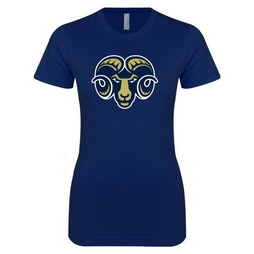 Shepherd Next Level Womens Navy Boyfriend T