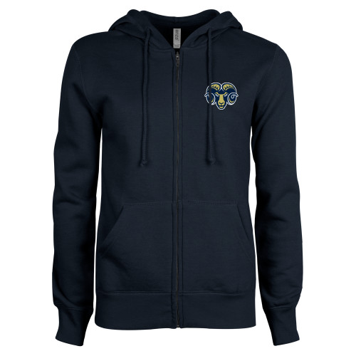 Shepherd ENZA Womens Navy Fleece Full Zip Hood