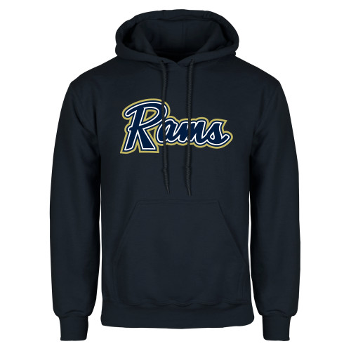  Navy Fleece Hoodie - Rams Logo