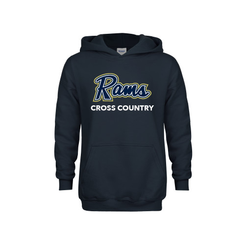  Youth Navy Fleece Hoodie - Cross Country