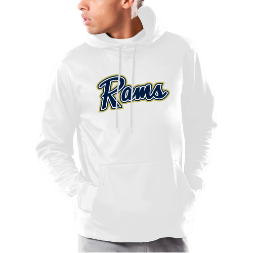  Under Armour White Armour Fleece Hoodie - Rams Logo