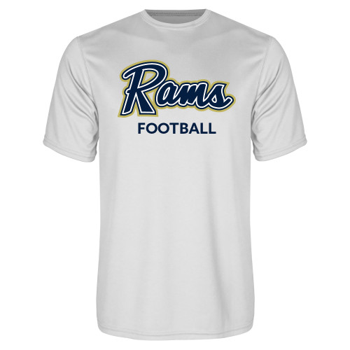  White Performance Tee - Football