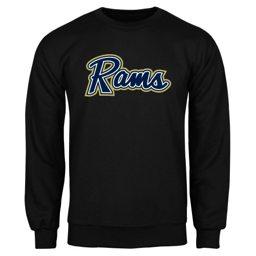  Black Fleece Crew - Rams Logo