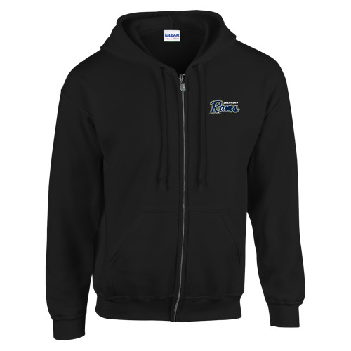  Black Fleece Full Zip Hoodie - Ram Script