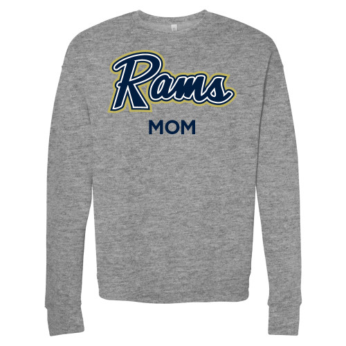  Bella + Canvas Heather Grey Fleece Crew - Mom