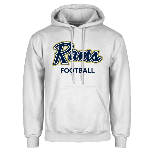  White Fleece Hoodie - Football