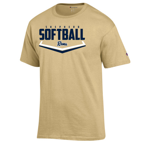  Champion Vegas Gold T Shirt - Rams Softball