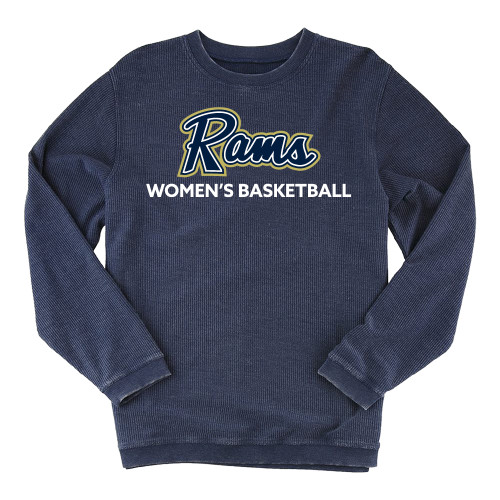  Boxercraft Womens Navy Corded Crew - Womens Basketball